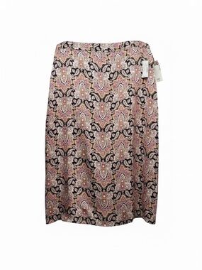 Maurices 16W Skirt New With Tags Paisley Print Knee Length High Rise